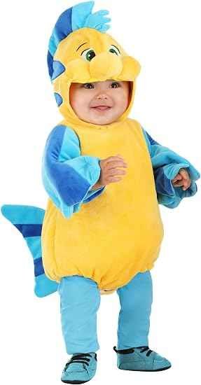 Disney The Little Mermaid Flounder fish infant costume
