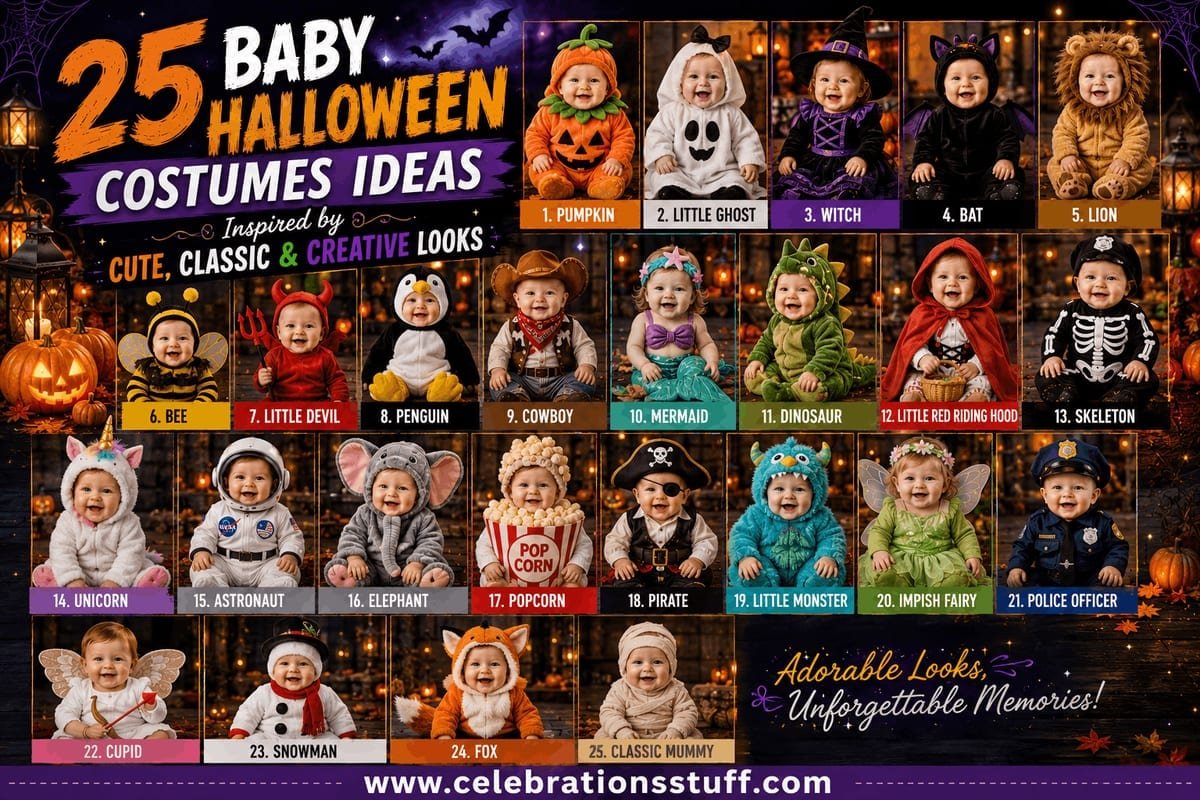 25 Baby Halloween Costumes Ideas Inspired by Cute, Classic & Creative Looks