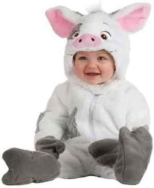 Disney Moana Pua pig plush costume with ears and spots