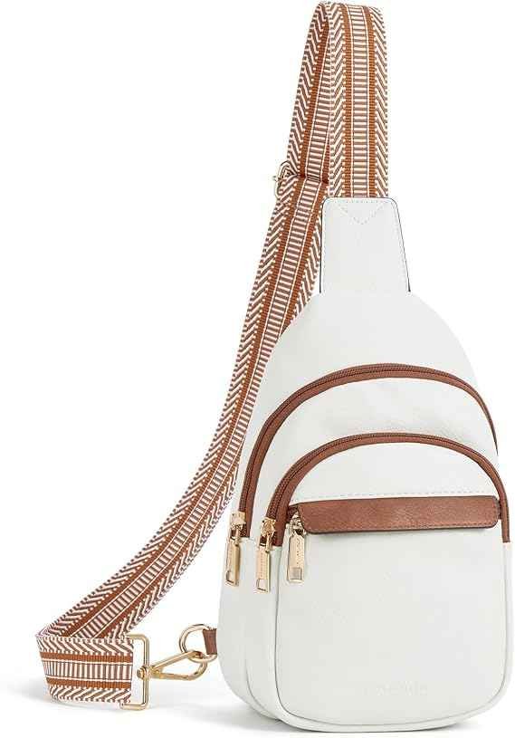 BOSTANTEN Sling Bag for Women, Leather Crossbody