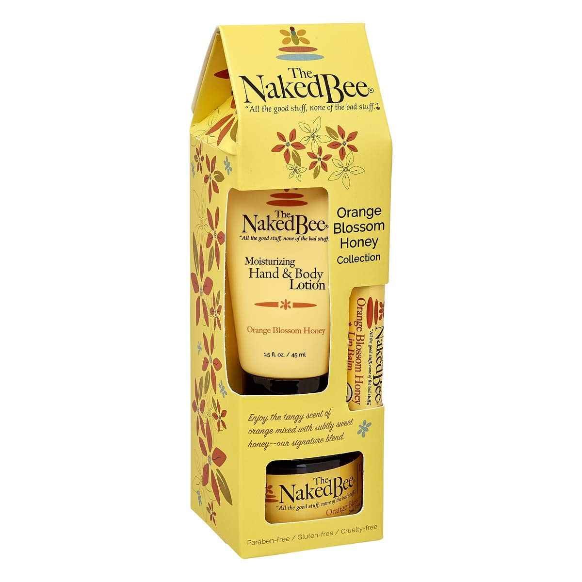 Naked Bee Orange Blossom Honey Collection, 3 Piece