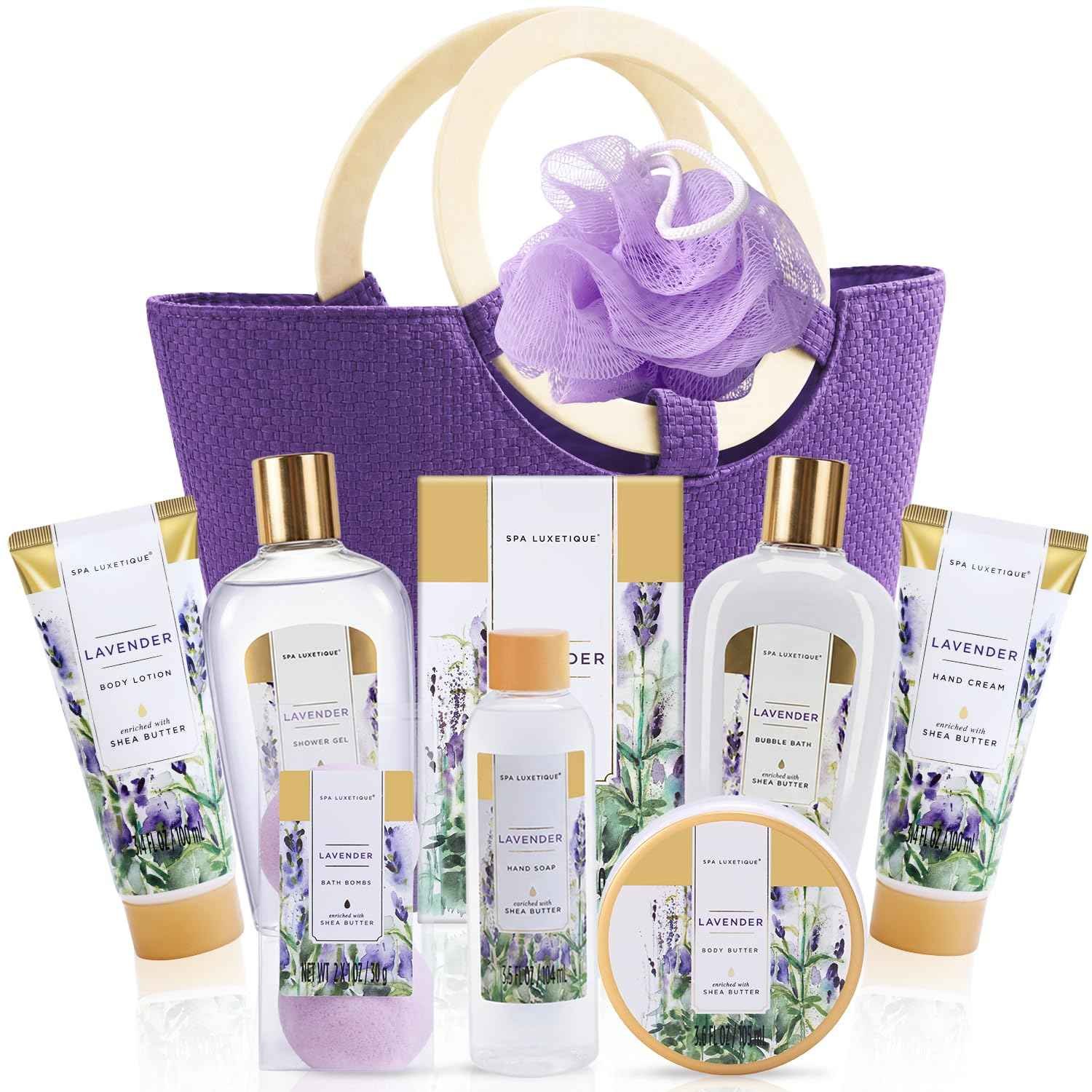 Spa Luxetique Lavender 10pc Gift Basket