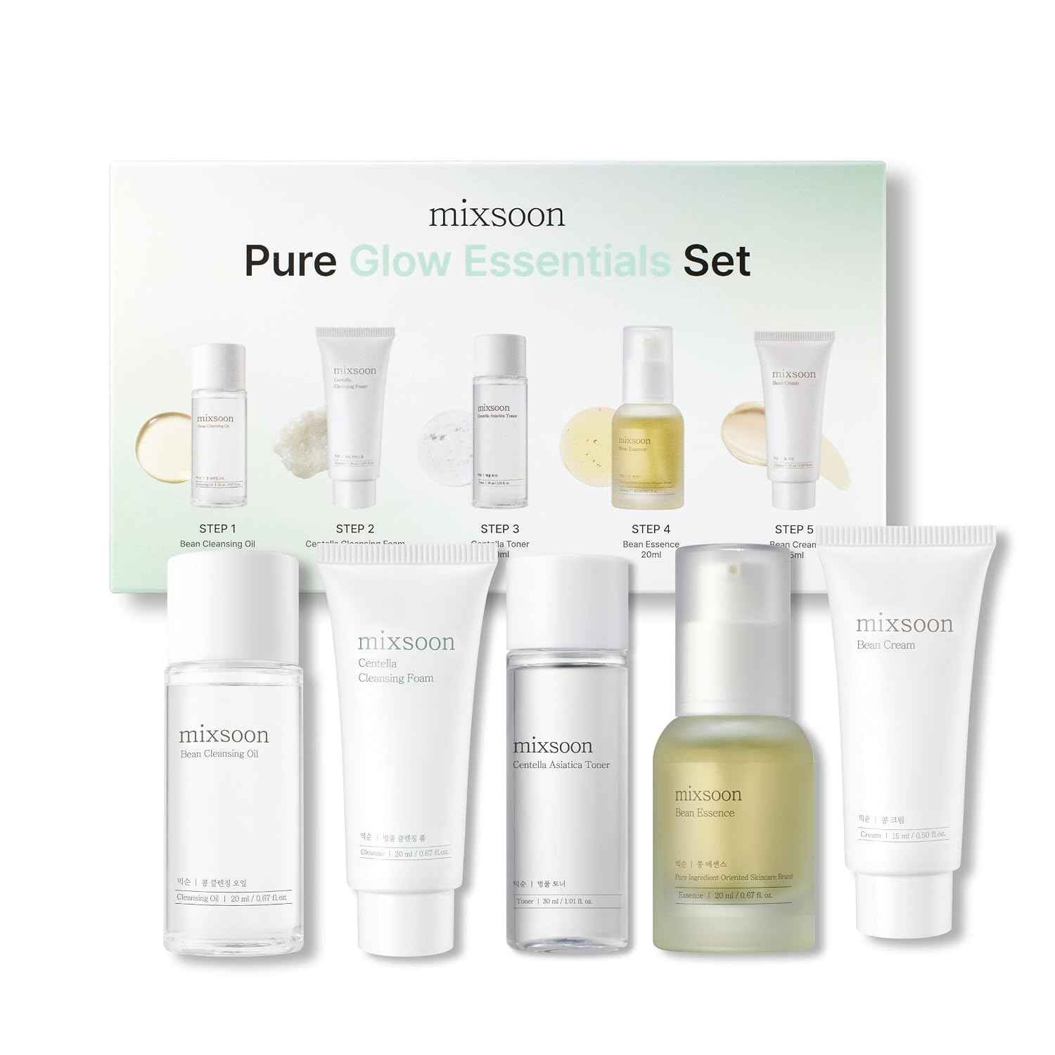 mixsoon Pure Glow Essentials Set, 5-Step