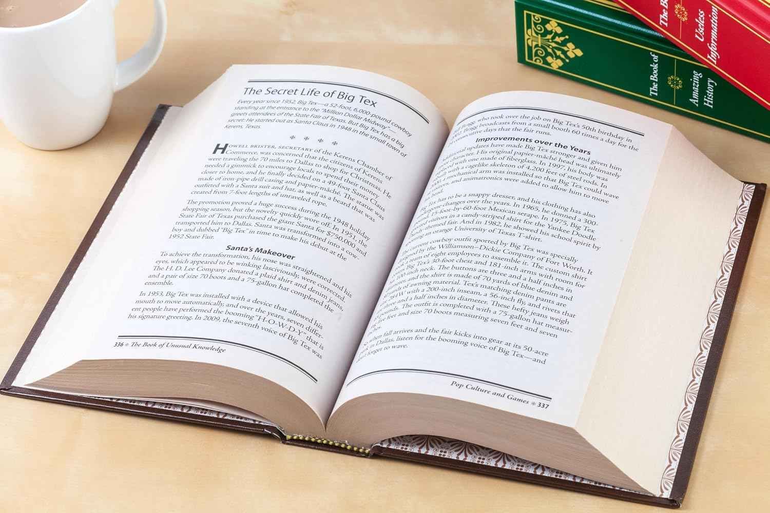 The Book of Unusual Knowledge hardcover encyclopedia of obscure facts