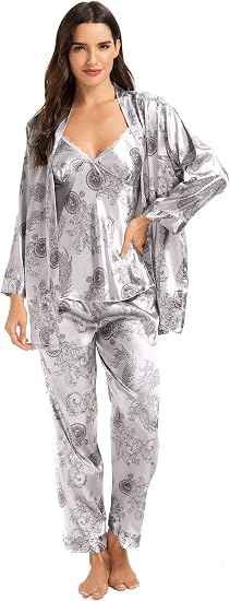 Escalier Floral 3-Piece Pajama Set