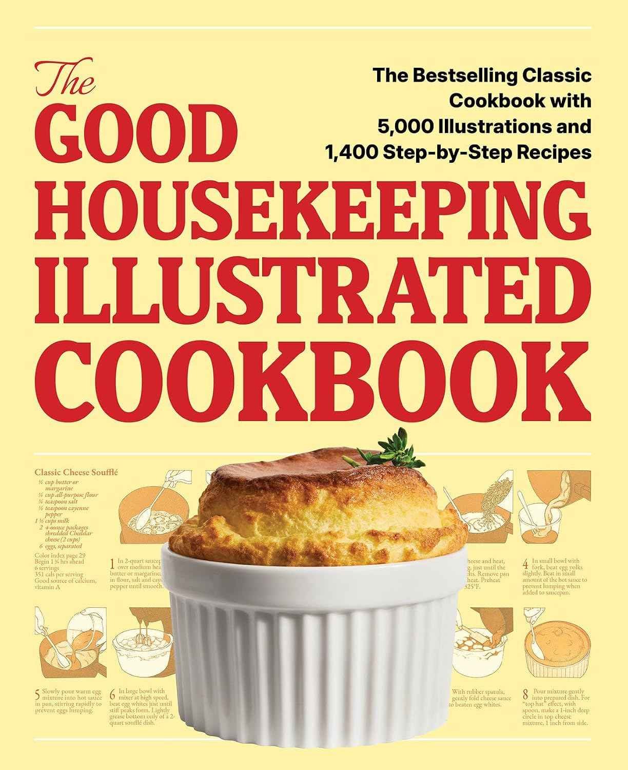 The Good Housekeeping Illustrated Cookbook hardcover recipe book