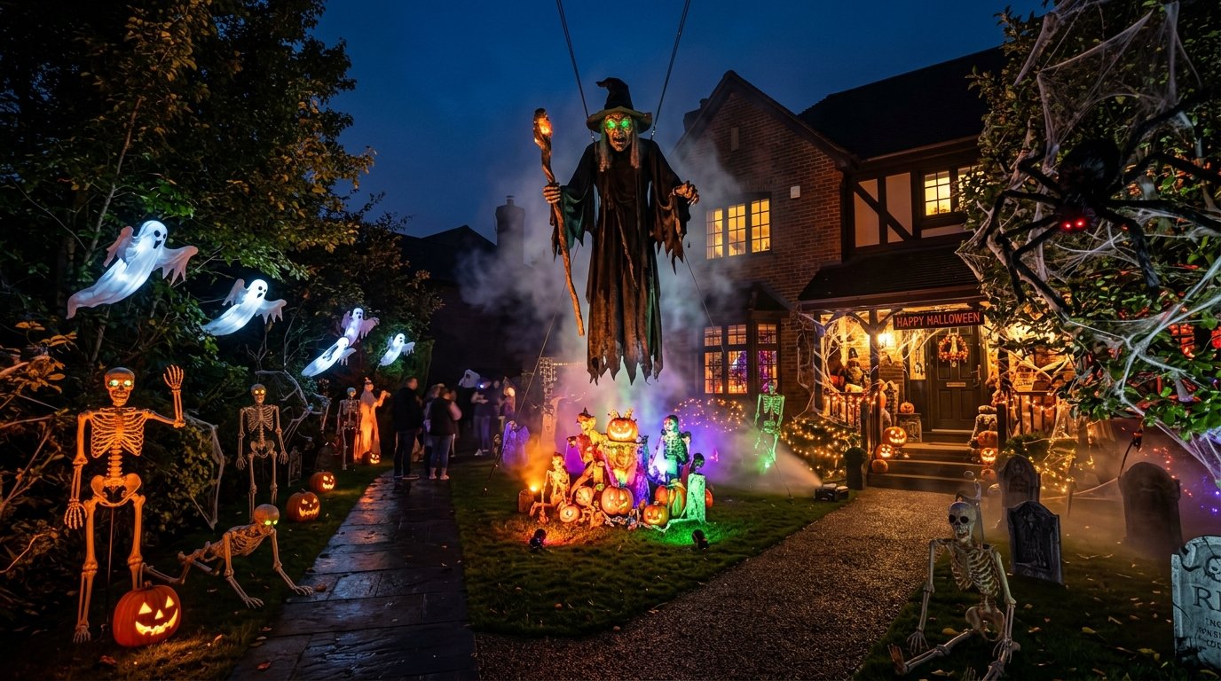 15 Halloween Yard Decorations That Make a Big First Impression