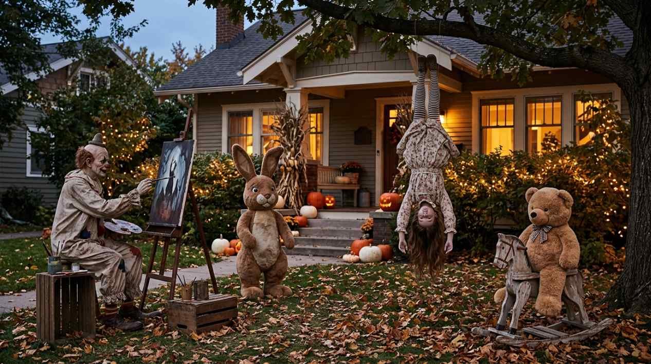 25 Halloween Yard Ideas That Go Beyond the Inflatable Ghost