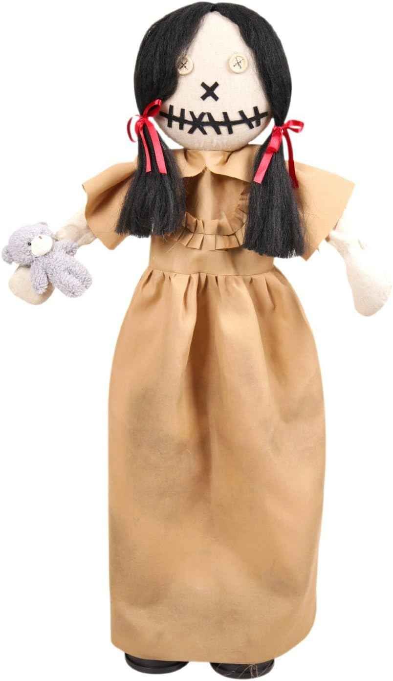 Haunted Hill Farm 2.9-Ft Creepy Doll Animatronic