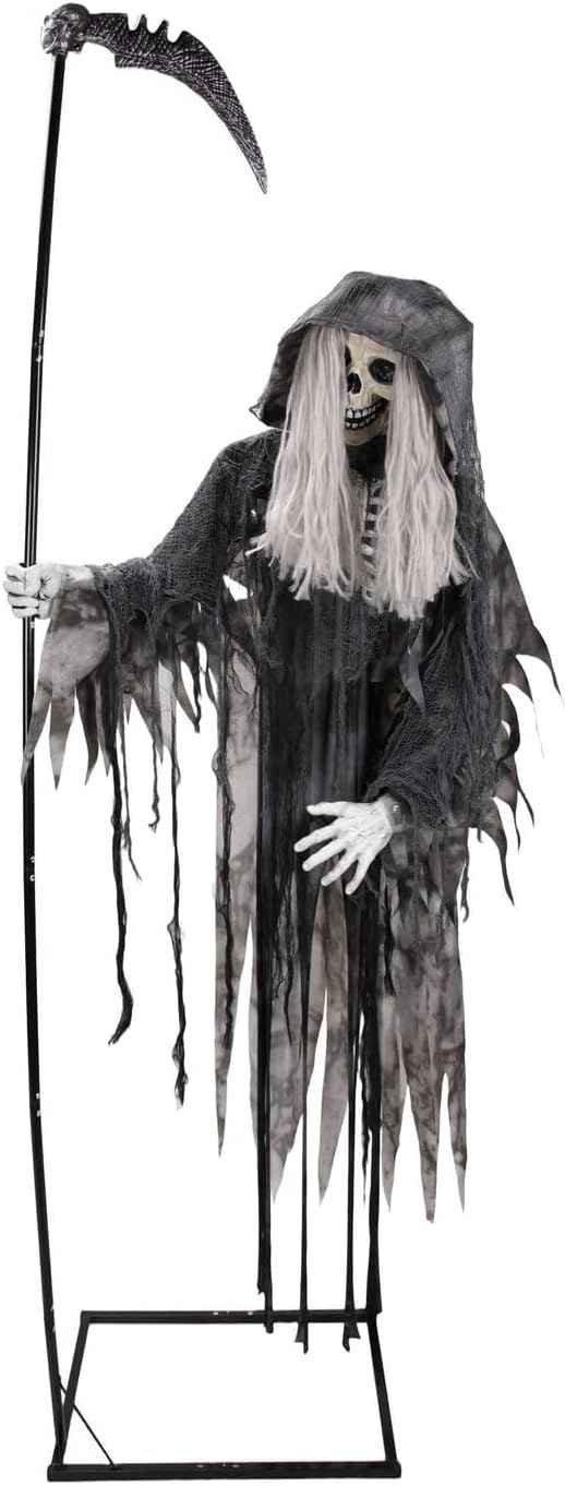 Haunted Hill Farm 7.4-Ft Floating Reaper Animatronic