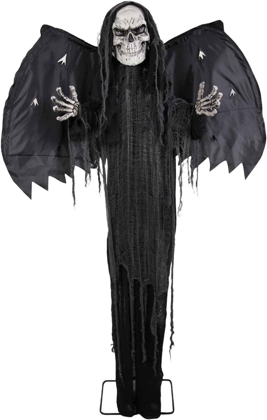 Haunted Hill Farm 6-Ft Reaper with Wings Animatronic