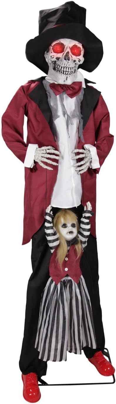 Haunted Hill Farm 7.2-Ft Stilt Walker Halloween Animatronic