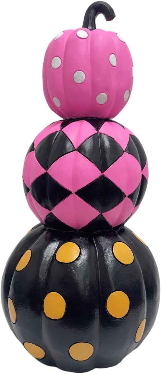 Haunted Hill Farm 2.4-Ft Summerween Pumpkin Stack