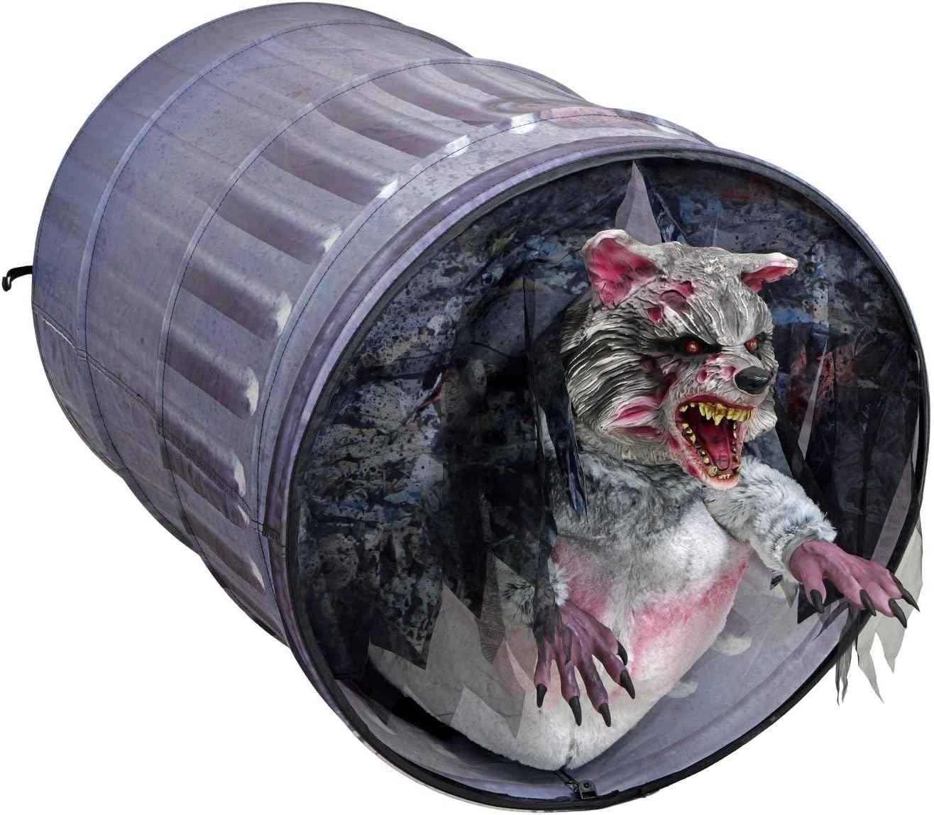 Haunted Hill Farm 2-Ft Zombie Raccoon Animatronic