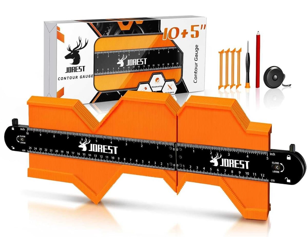 JOREST Connectable Contour Gauge 2-pack set with locking core