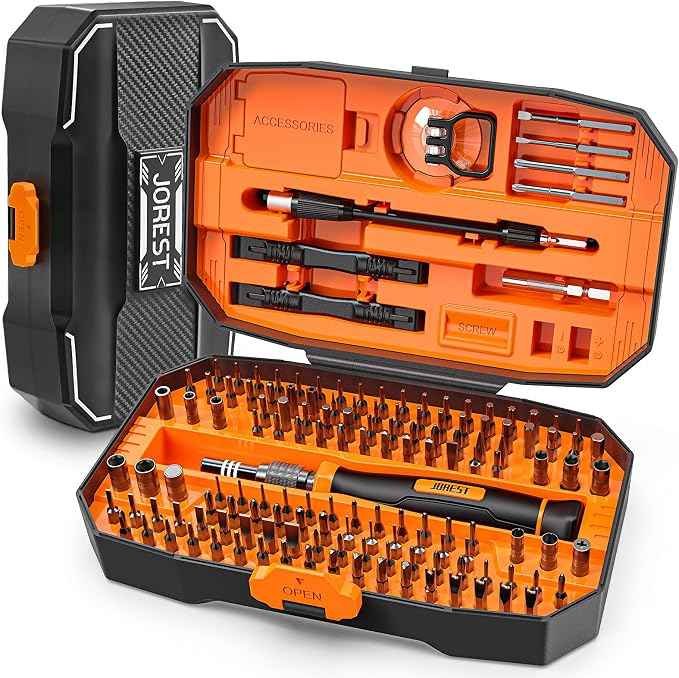 JOREST 152 in 1 precision magnetic screwdriver set in organizer case