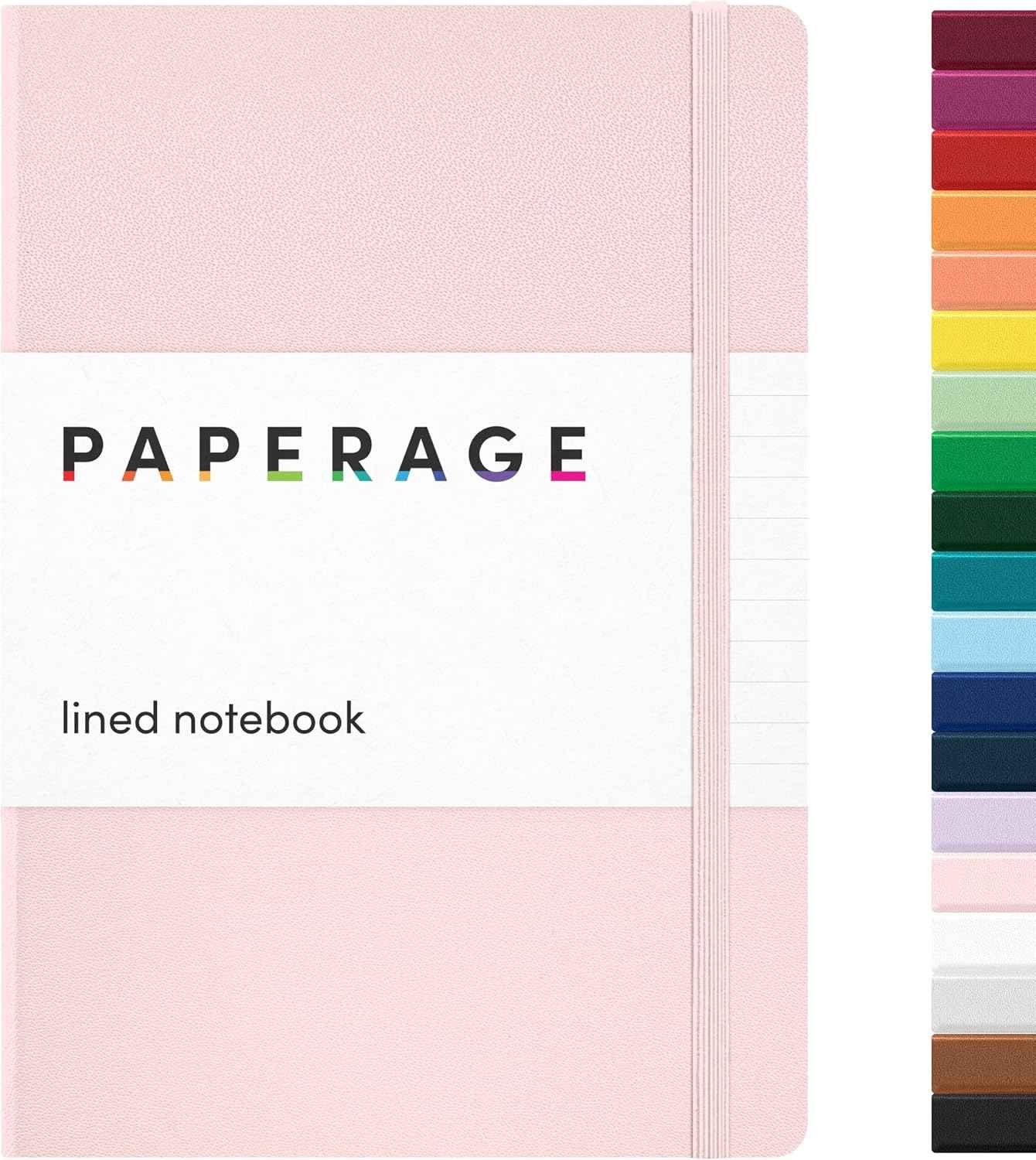 Medium hardcover lined journal notebook in plain cover