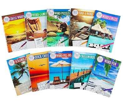 Merriam-Webster Puzzles 10 booklet set of crosswords and word puzzles