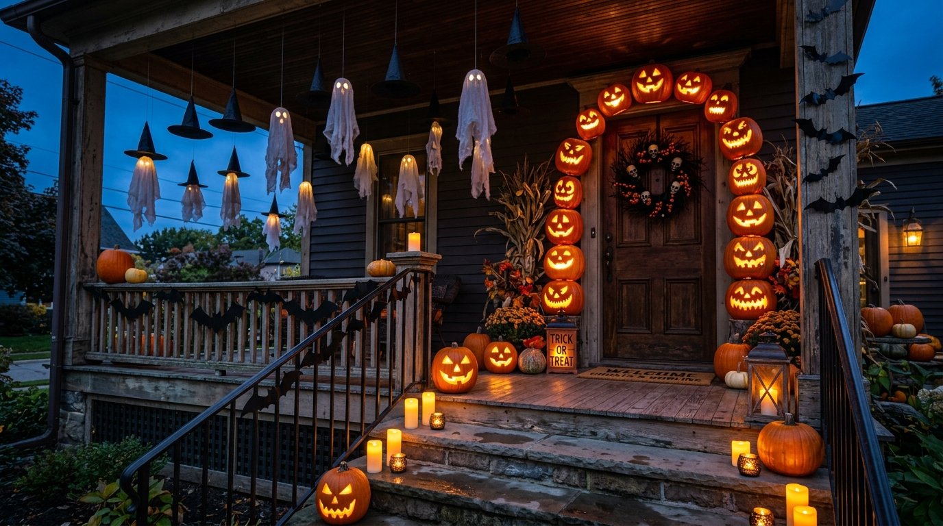 17 Outdoor Halloween Decor Ideas for a Spooky Entrance