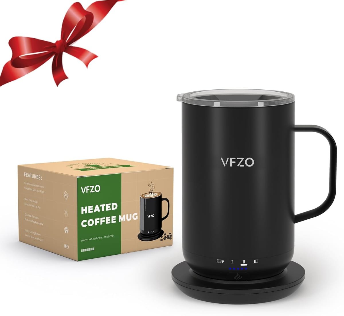 Self-Heating Coffee Mug 18oz battery powered smart mug