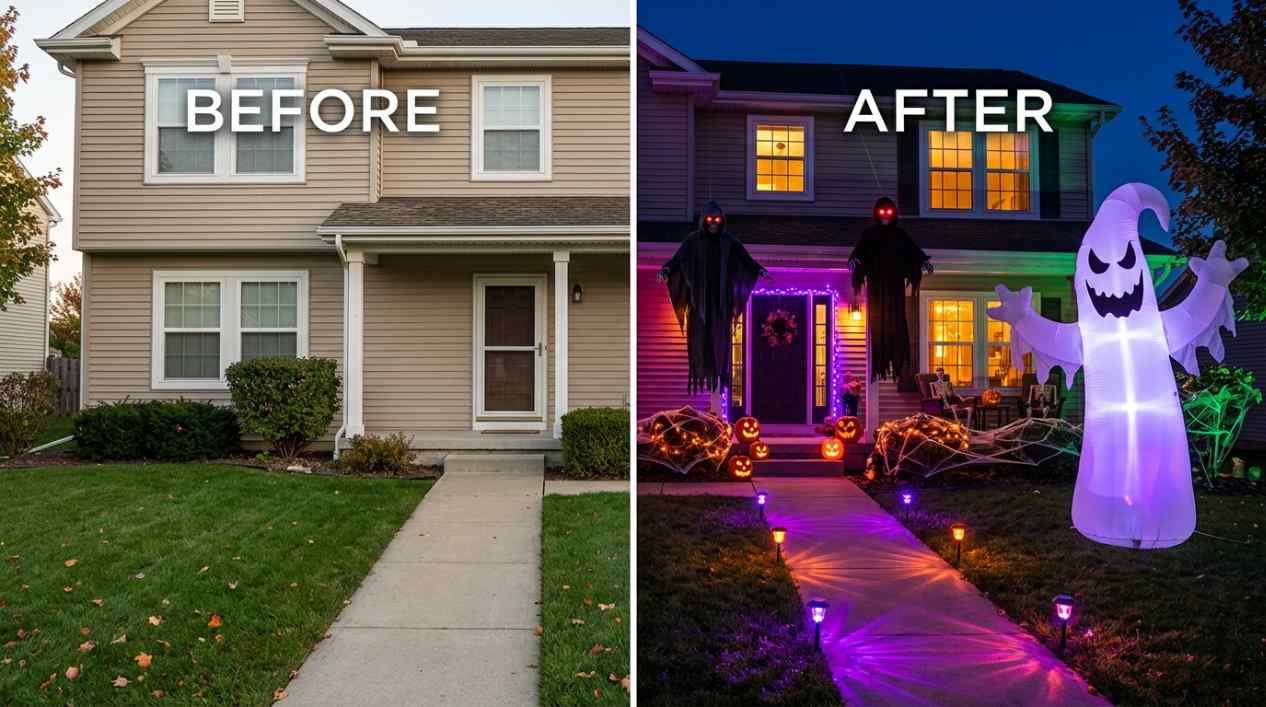 25 Outdoor Halloween Decor Ideas to Transform Your Yard Overnight