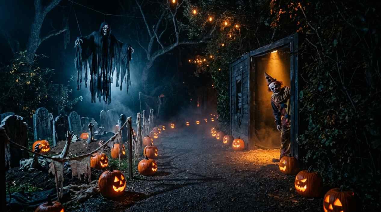 17 Halloween Yard Ideas to Create a Walk-Through Haunted Experience